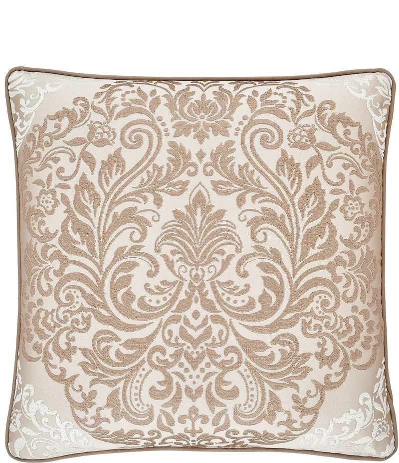 J. Queen New York La Scala Gold 20#double; Square Pillow