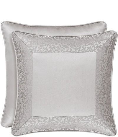J. Queen New York La Scala Silver 18#double; Square Pillow