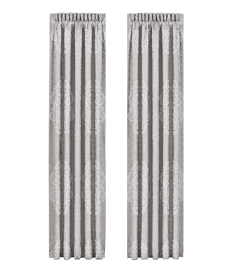 J. Queen New York La Scala Dramatic Damask Window Treatments
