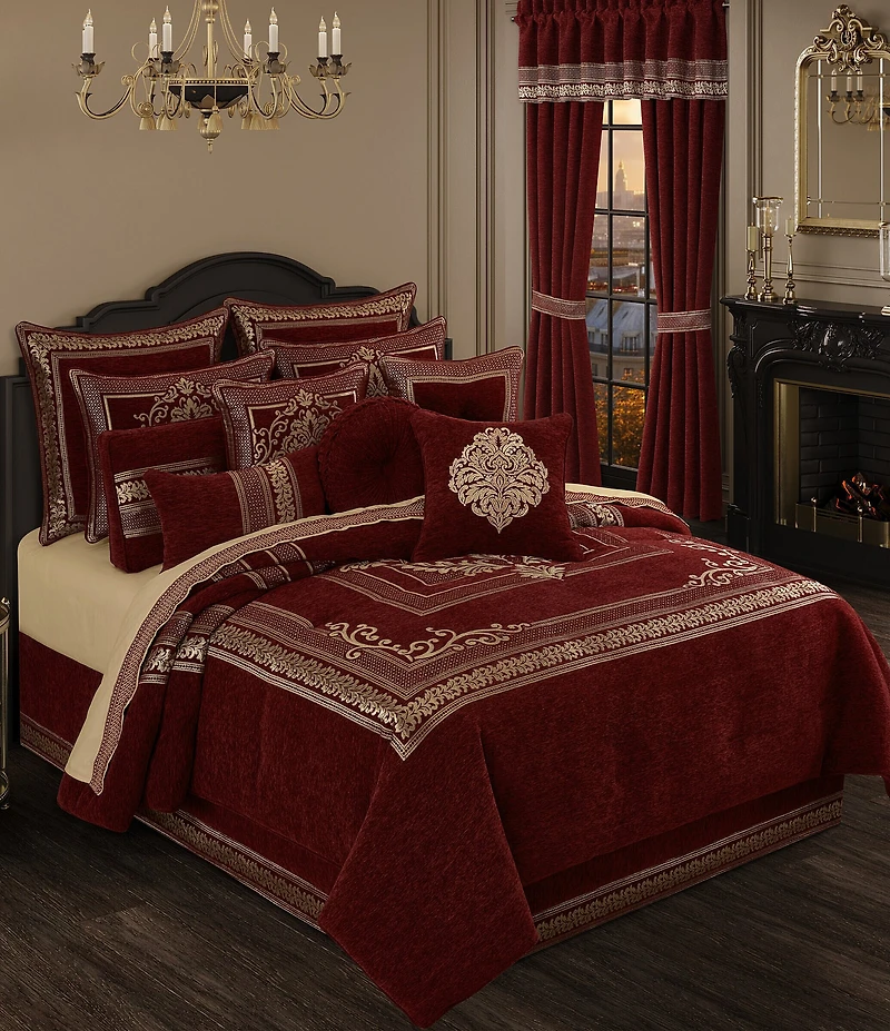 J. Queen New York Laurenza Reversible Boudoir Decorative Throw Pillow