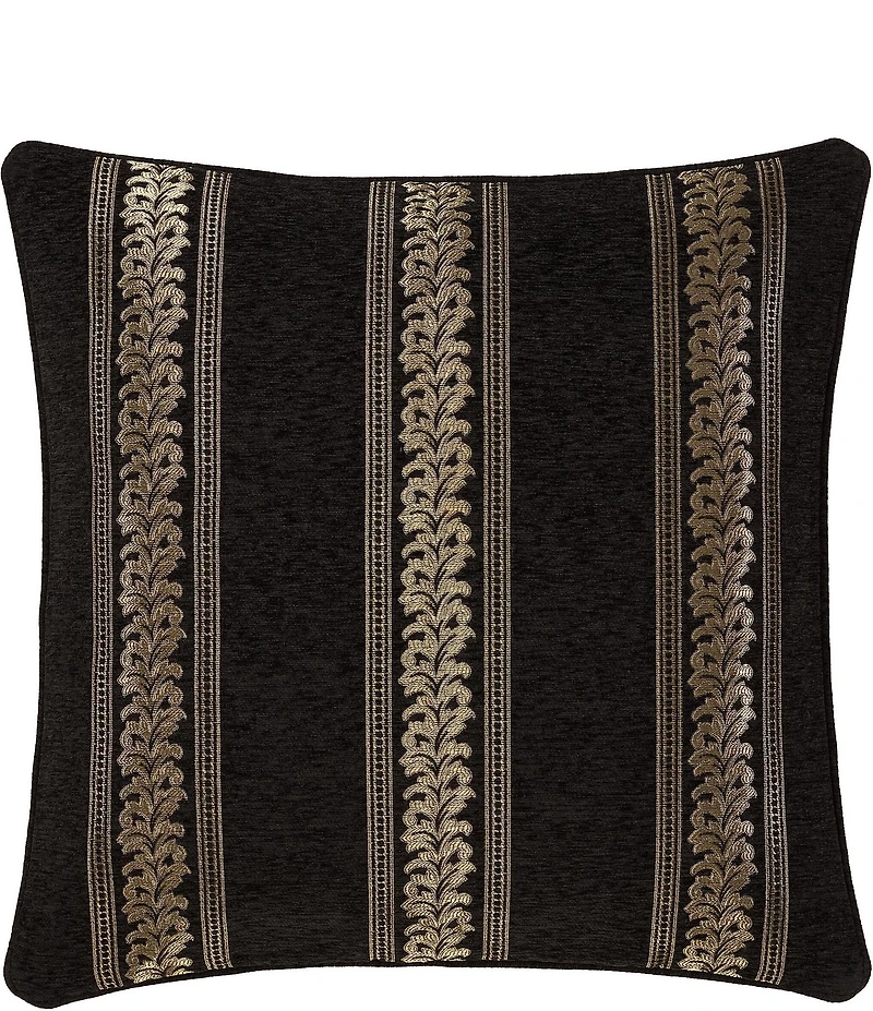 J. Queen New York Laurenza Woven Striped Border Reversible Euro Sham