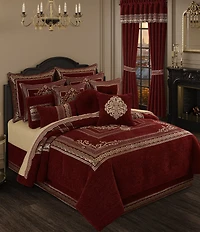 J. Queen New York Laurenza Woven Striped Border Reversible Euro Sham