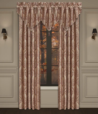 J. Queen New York Lupita Woven Damask Window Treatment