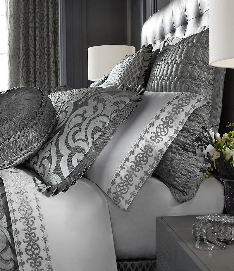 J. Queen New York Luxembourg Diamond Applique Euro Sham