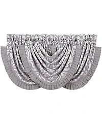 J. Queen New York Luxembourg Iron Gate Damask Window Valance