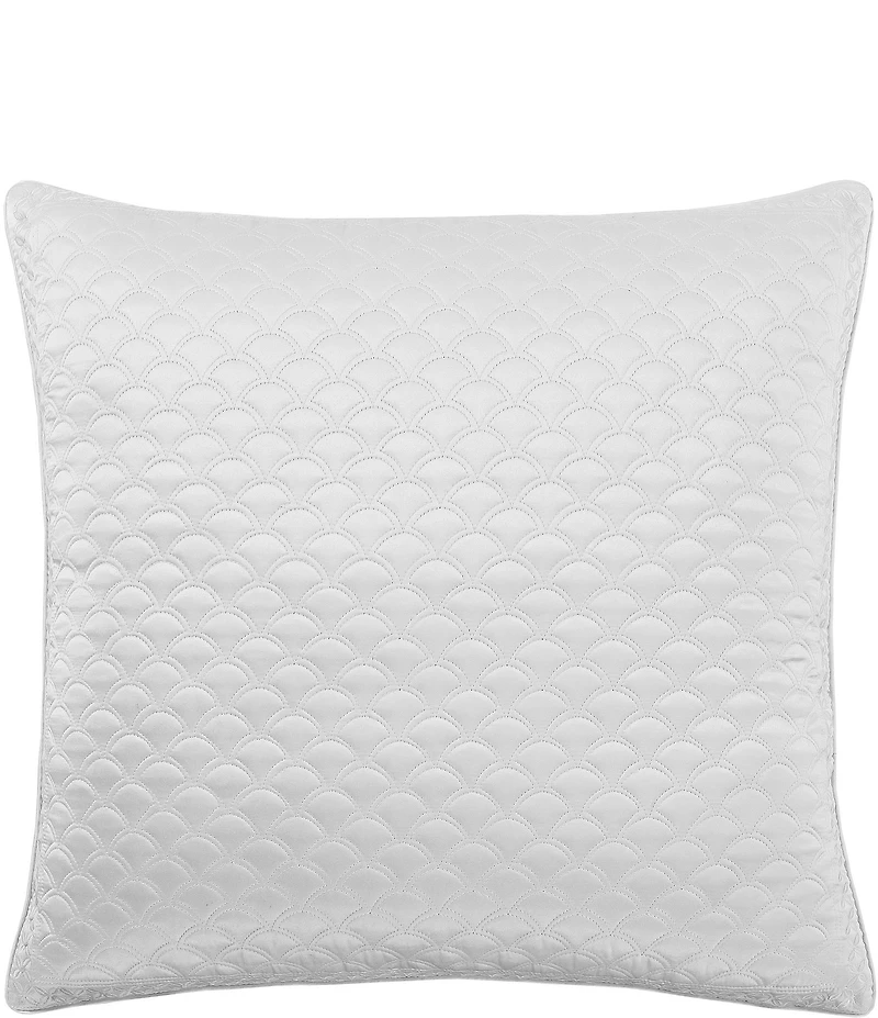 J. Queen New York Lyndon Foulard Embroidery Quilted Euro Sham