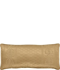 J. Queen New York Lyndon Damask Embroidered Matte Satin Quilted Boudoir Pillow