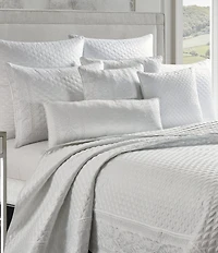 J. Queen New York Embroidered Lyndon Quilted Coverlet