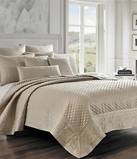 J. Queen New York Embroidered Lyndon Quilted Coverlet