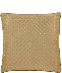 J. Queen New York All-Over Foulard Embroidered Lyndon Reversible Square Pillow