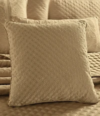 J. Queen New York All-Over Foulard Embroidered Lyndon Reversible Square Pillow