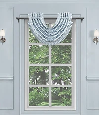 J. Queen New York Malita Jacquard Damask Lined Window Treatment