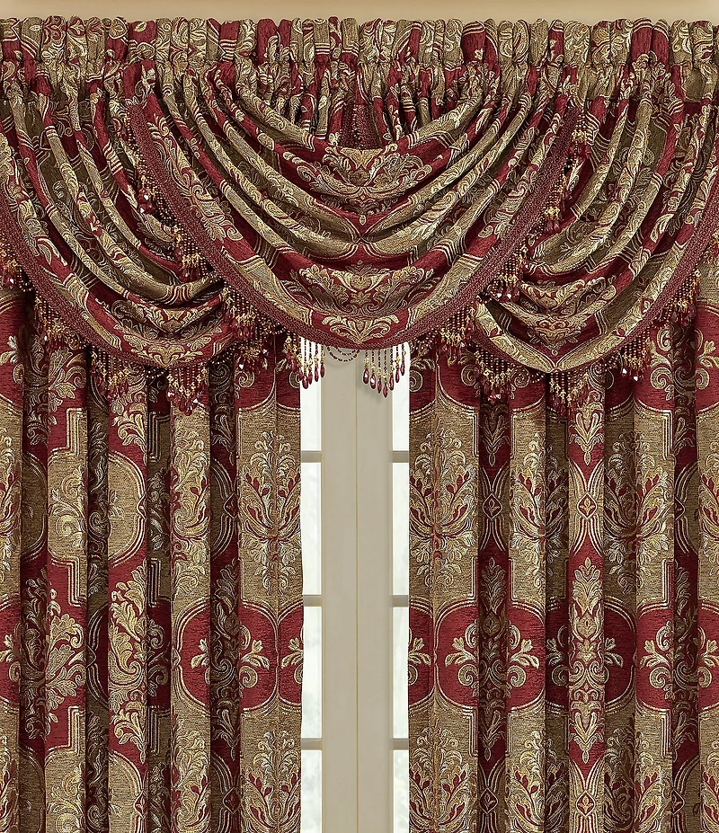 J. Queen New York Maribella Woven Damask Window Drapery Panel