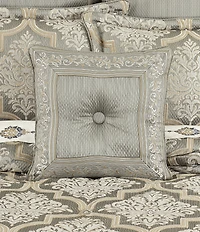 J. Queen New York Martina 18-inch Button Tufted Square Decorative Throw Pillow