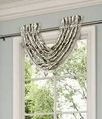 J. Queen New York Martina Elegant Damask Window Treatment