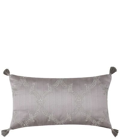 J. Queen New York Mary Tasseled Boudoir Embellished Decorative Throw Pillow