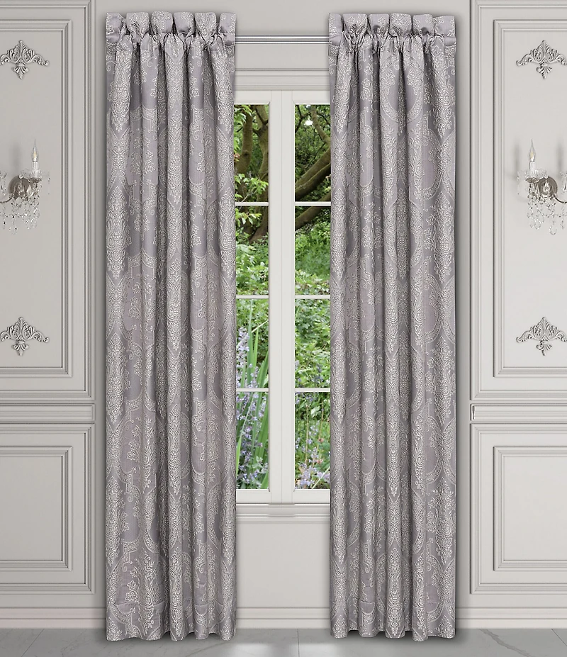 J. Queen New York Mary Woven Damask Window Treatment