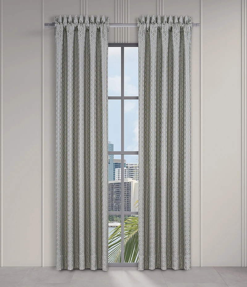 J. Queen New York Metropolitan Metallic Geometric Window Treatment