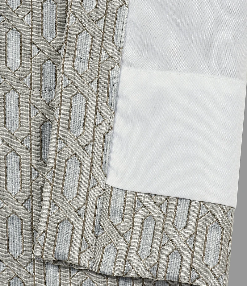 J. Queen New York Metropolitan Metallic Geometric Window Treatment