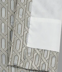 J. Queen New York Metropolitan Metallic Geometric Window Treatment