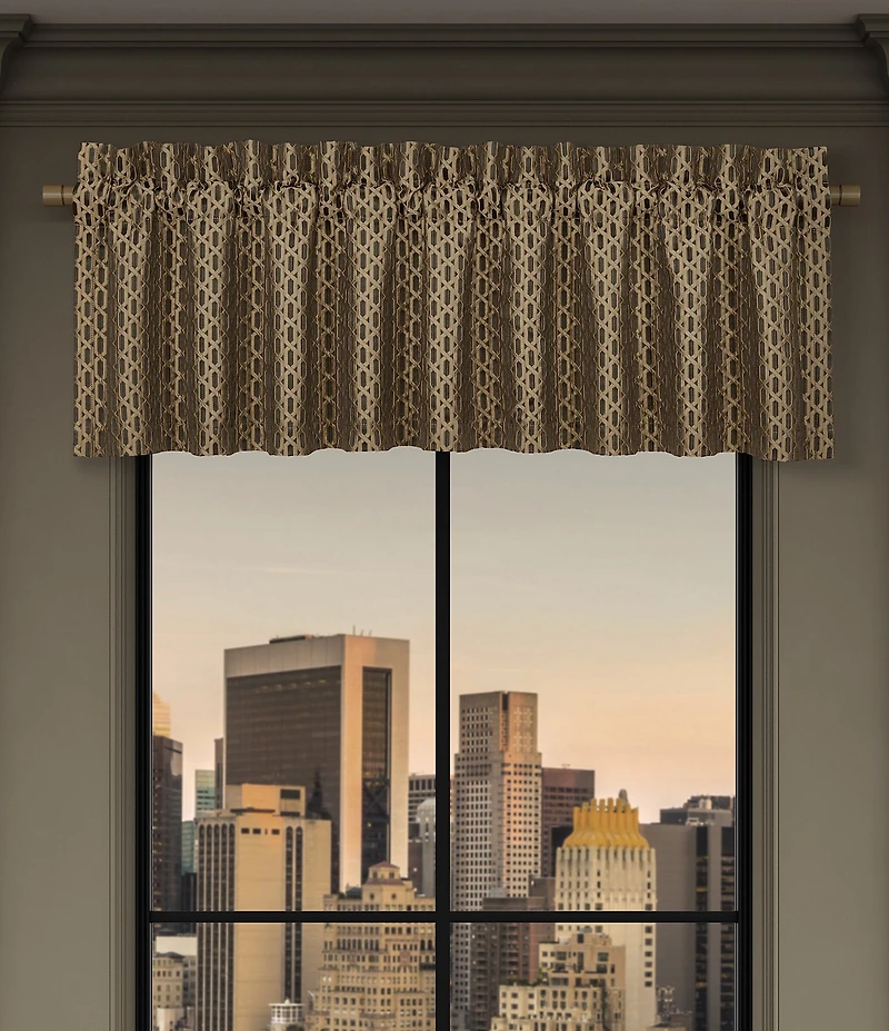 J. Queen New York Metropolitan Metallic Geometric Window Treatment
