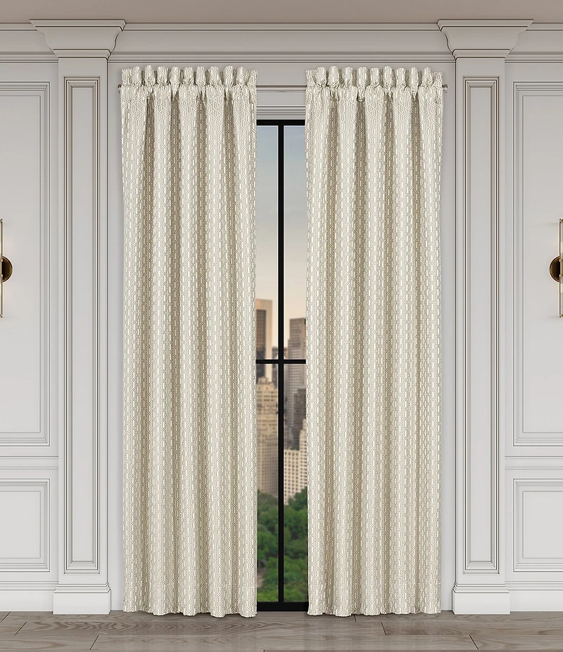 J. Queen New York Metropolitan Metallic Geometric Window Treatment