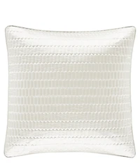 J. Queen New York Metropolitan Woven Geometric Framed Pattern Reversible Euro Sham