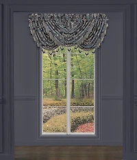 J. Queen New York Middlebury Damask Lined Window Treatments