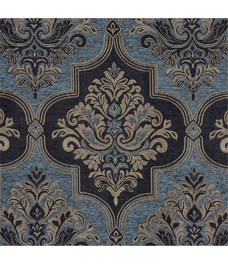 J. Queen New York Middlebury Damask Lined Window Treatments