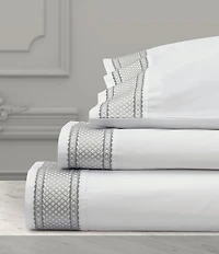 J. Queen New York Monarch Embroidered Sheet Set