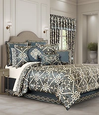 J. Queen New York Monroe Woven Medallion Tassel Reversible Boudoir Pillow