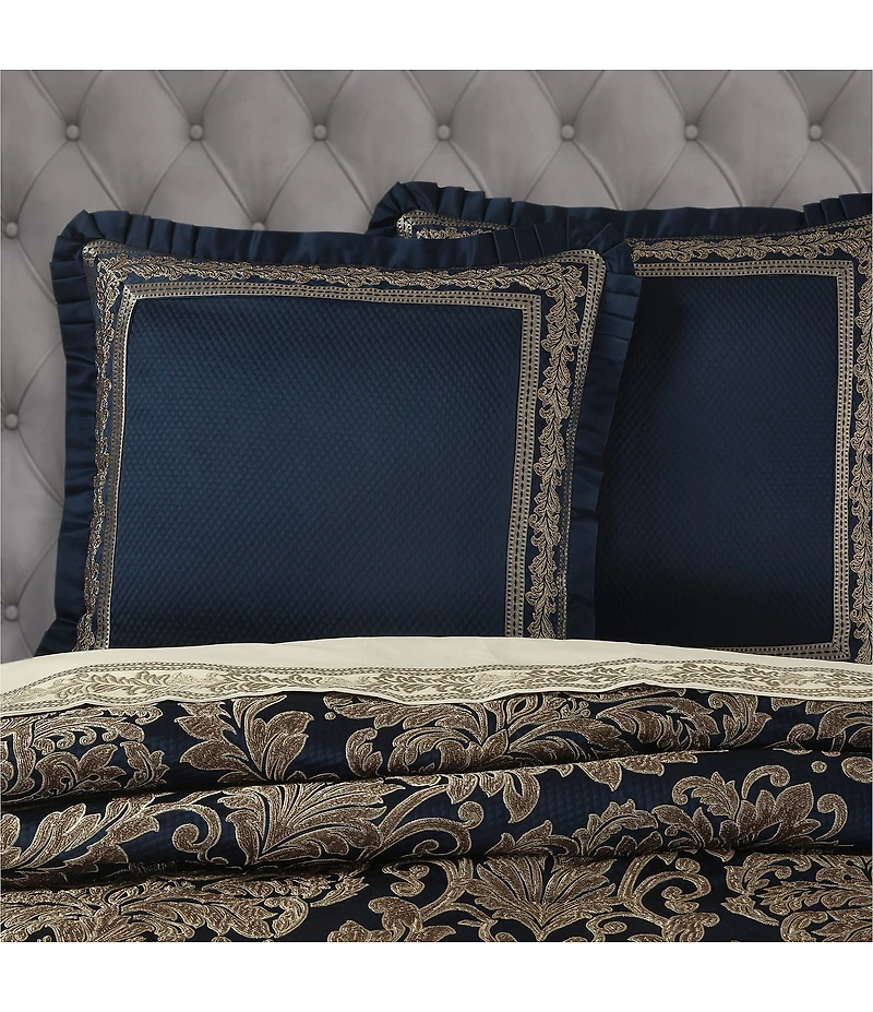 J. Queen New York Monte Carlo Pleated Framed Euro Sham