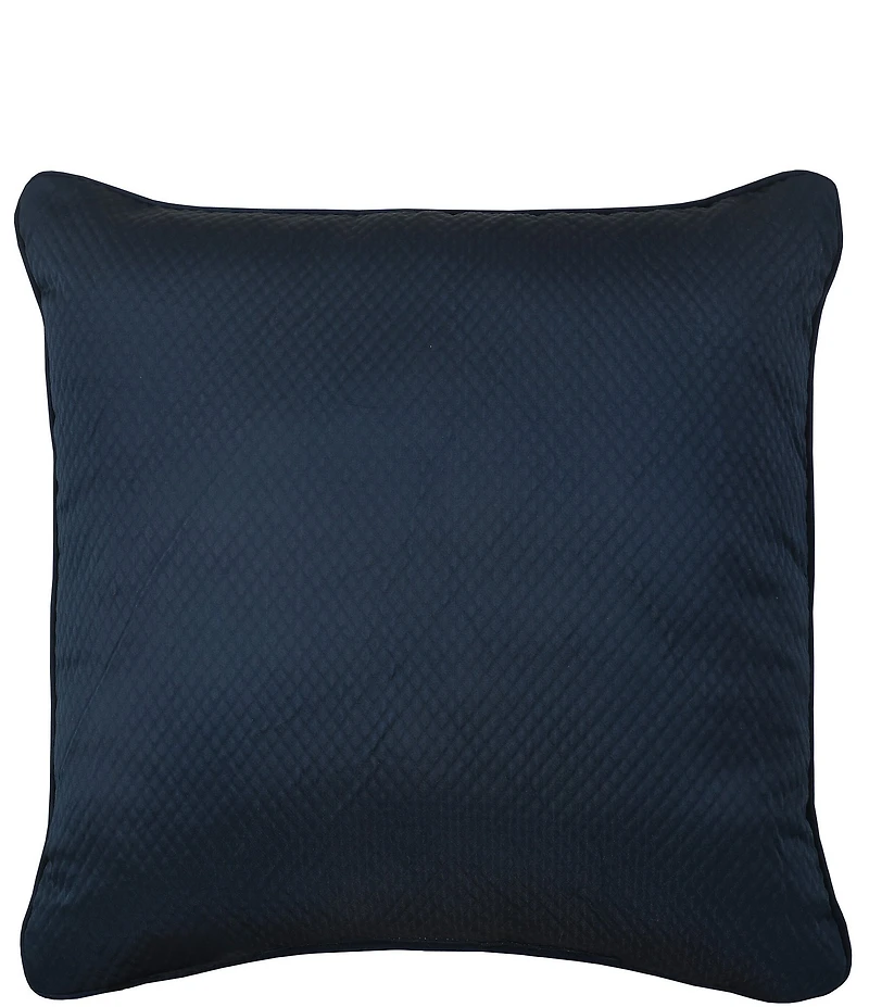 J. Queen New York Monte Carlo Woven Damask Reversible Square Pillow