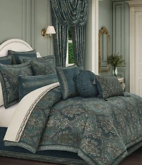 J. Queen New York Nancy Tassel Woven Chenille Foulard Boudoir Pillow