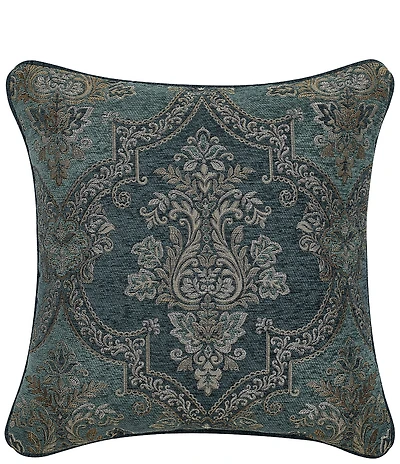 J. Queen New York Nancy Woven Damask Reversible Square Decorative Pillow
