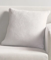 J. Queen New York Nautical Knit Cotton 20#double; Square Decorative Throw Pillow Cover