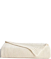 J. Queen New York Nautical Knit Cotton Throw Blanket