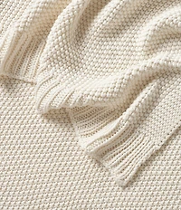 J. Queen New York Nautical Knit Cotton Throw Blanket