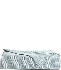 J. Queen New York Nautical Knit Cotton Throw Blanket