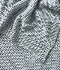 J. Queen New York Nautical Knit Cotton Throw Blanket