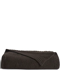 J. Queen New York Nautical Knit Cotton Throw Blanket