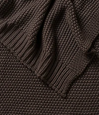 J. Queen New York Nautical Knit Cotton Throw Blanket