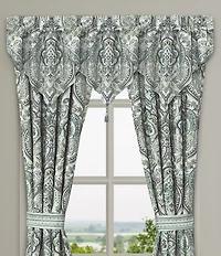 J. Queen New York Nico Traditional Woven Damask Window Treatment
