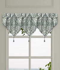 J. Queen New York Nico Traditional Woven Damask Window Treatment