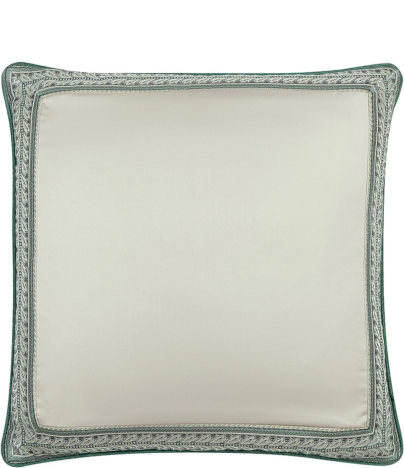 J. Queen New York Nico Woven Border Framed Reversible Euro Sham
