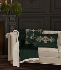 J. Queen New York Noelle Embroidered Boudoir Pillow