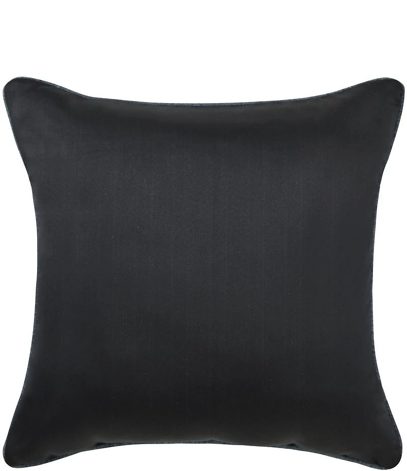 J. Queen New York Parallel Stripe Patterned Decorative Reversible Square Pillow