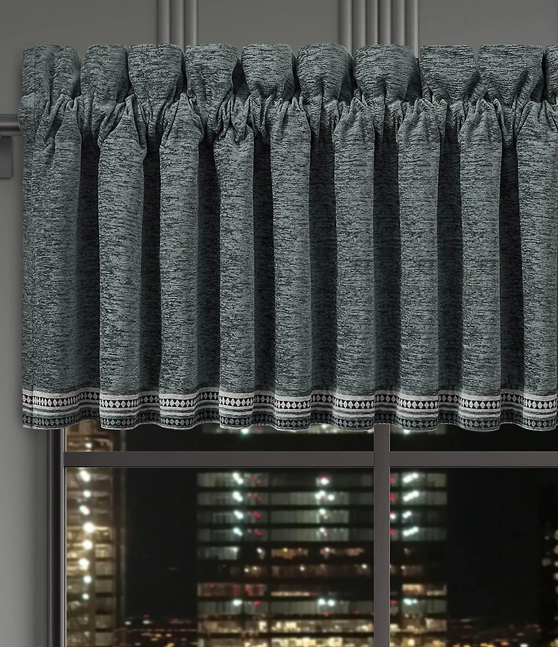 J. Queen New York Parallel Woven Chenille Window Treatment