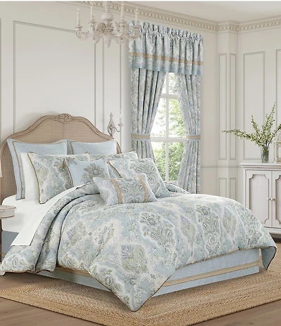 J. Queen New York Pasadena Floral Damask Oversized Comforter Set