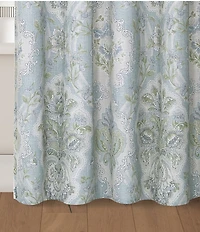 J. Queen New York Pasadena Floral Woven Damask Shower Curtain